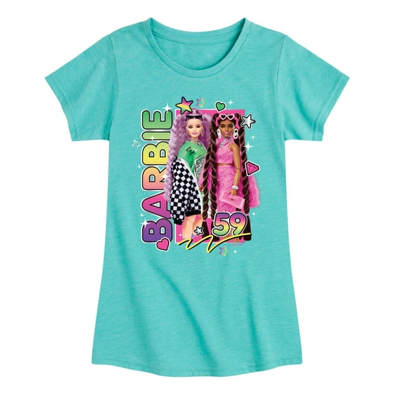 Barbie - Barbie Y2K - Girls Fitted Short Sleeve Graphic T-Shirt