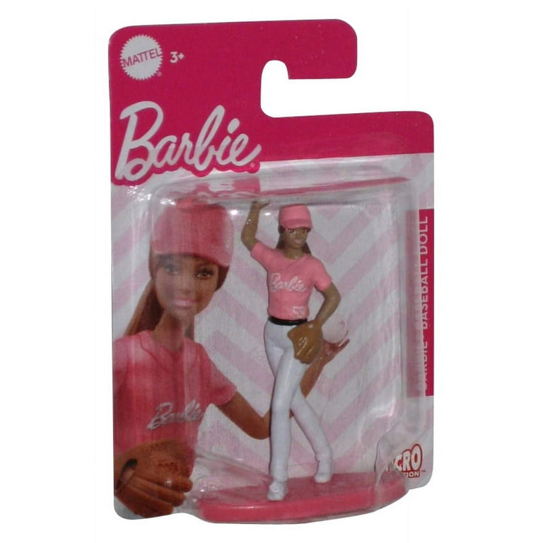 Barbie Baseball Doll Micro Figure