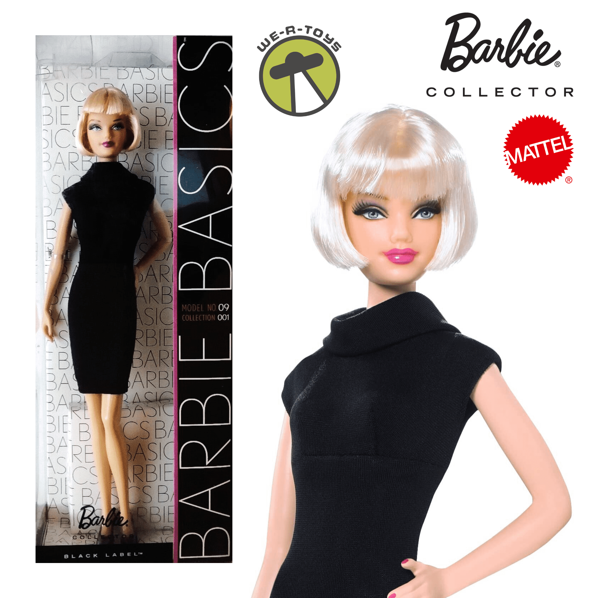 Barbie Basics Model No. 09 Collection 001 Black Label 2009 Mattel