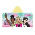 thumbnail image 1 of Barbie Bath/Pool/Beach Soft Cotton Terry Hooded Towel Wrap, 24 in x 50 in, By Franco Kids, 1 of 3
