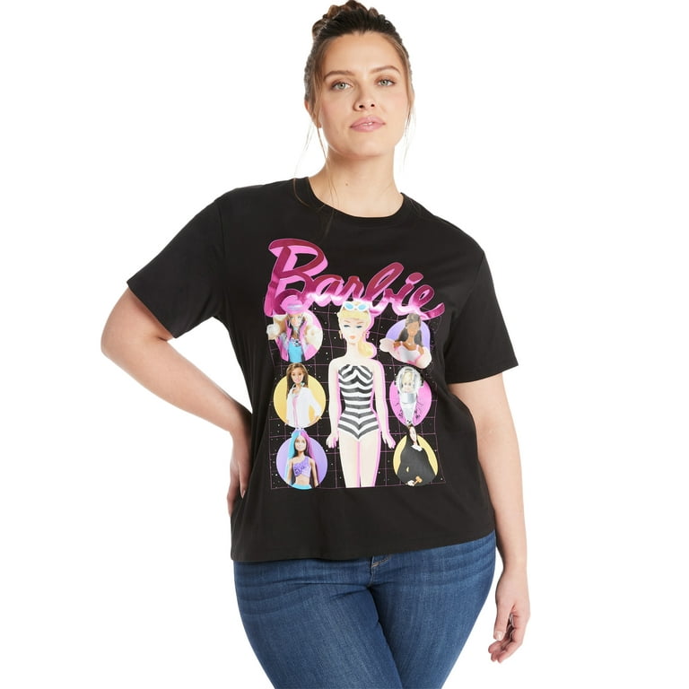 Barbie tee shirts adults hotsell