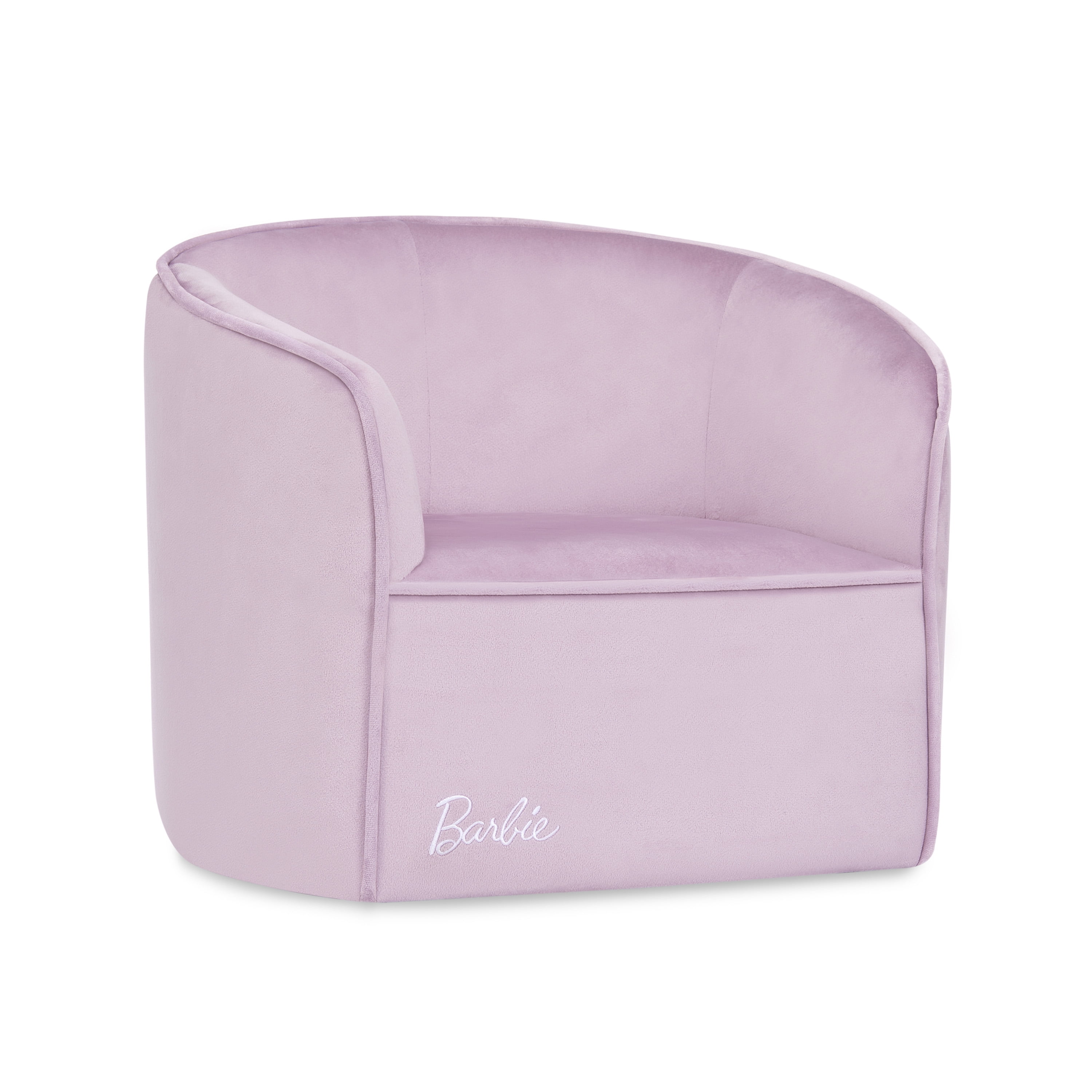 Barbie Purple Kid's Sofa with Embroidered Logo