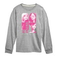 thumbnail image 1 of Barbie - Be Original Squares - Toddler And Youth Long Sleeve Graphic T-Shirt, 1 of 5