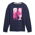 thumbnail image 1 of Barbie - Be Original Squares - Toddler And Youth Long Sleeve Graphic T-Shirt, 1 of 5