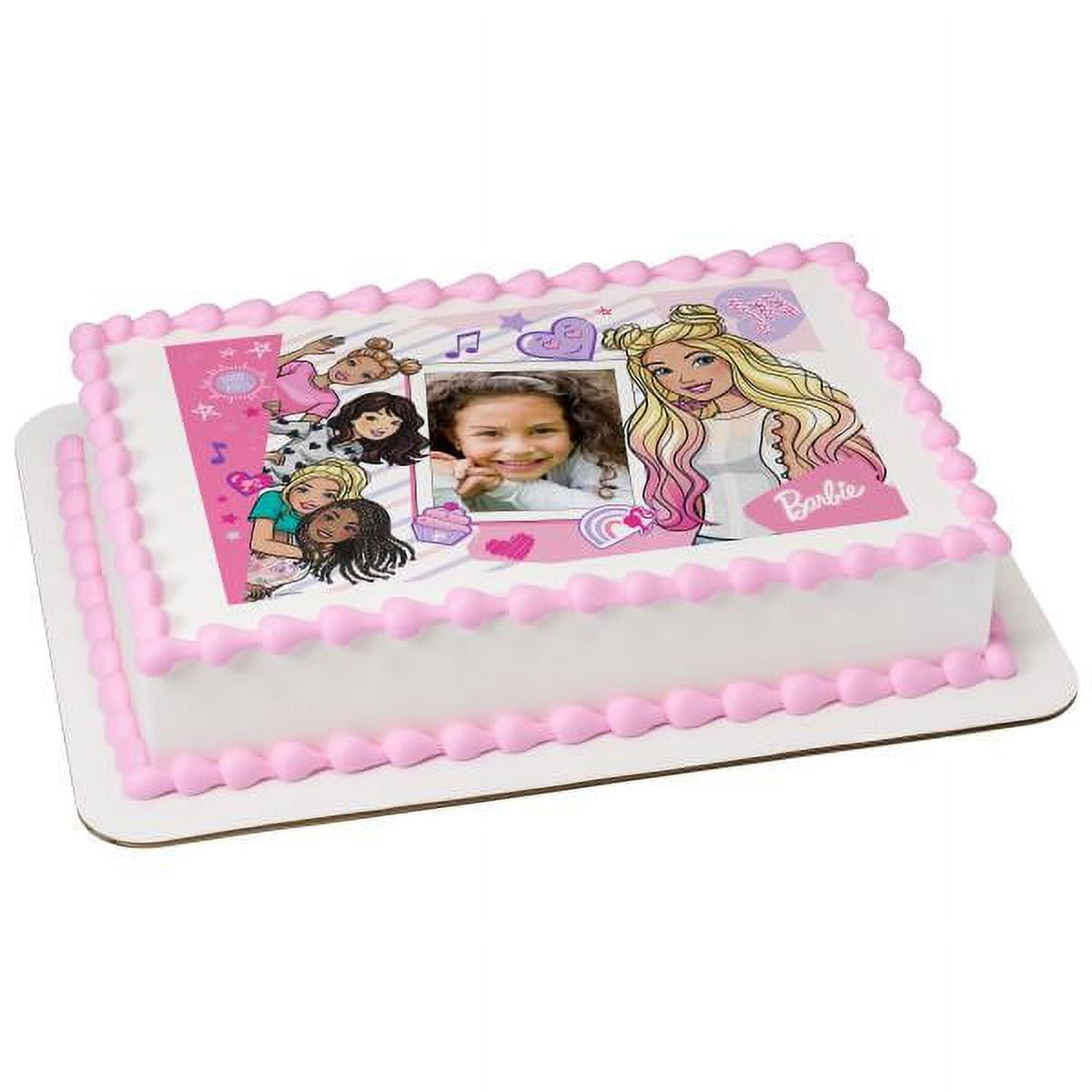 Barbie Be You Edible Cake Topper Image Frame 