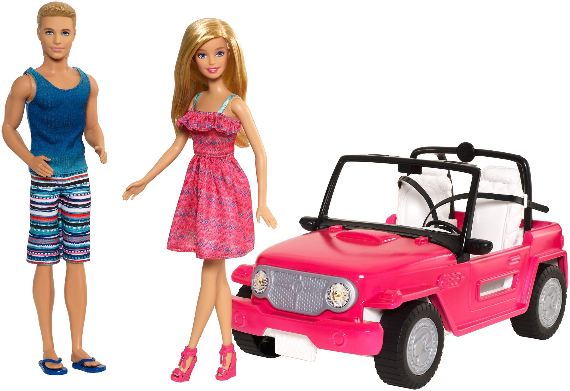 Free Shipping! Barbie and Ken Doll Beach Cruiser Play Set Toy