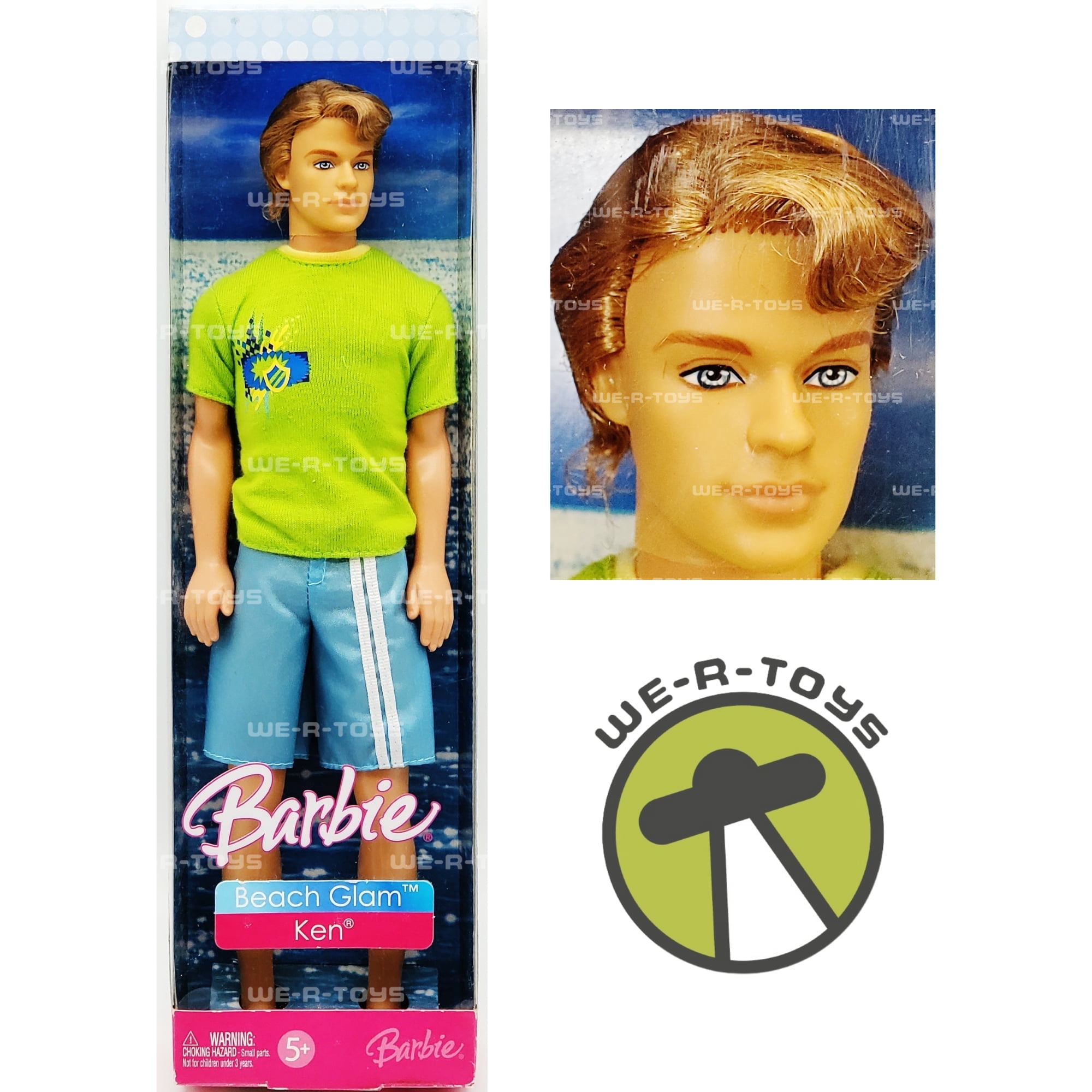 Barbie Beach Glam Ken Doll 2006 Mattel No. K8387 NRFB - Walmart.com