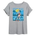 thumbnail image 1 of Barbie - Beach - Juniors Oversized Graphic T-Shirt, 1 of 4