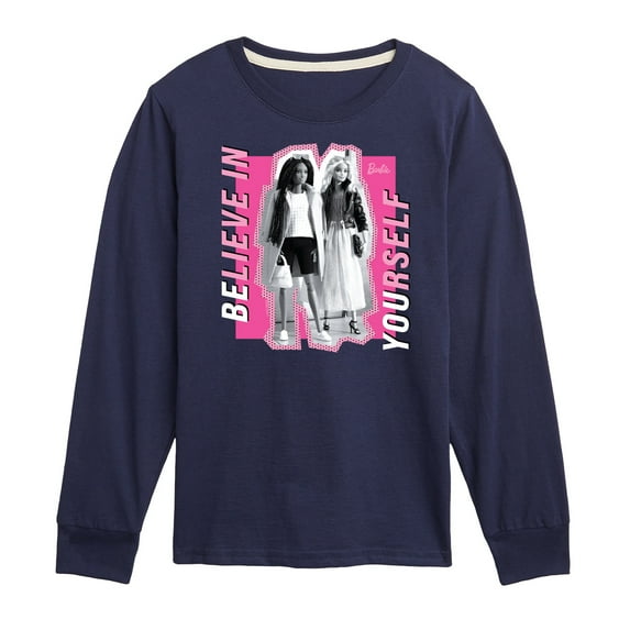 Barbie - Believe In Yourself - Toddler And Youth Long Sleeve Graphic T-Shirt