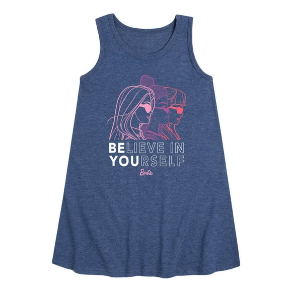 Barbie - Believe in Yourself - Cool - Toddler and Youth Girls A-line Dress