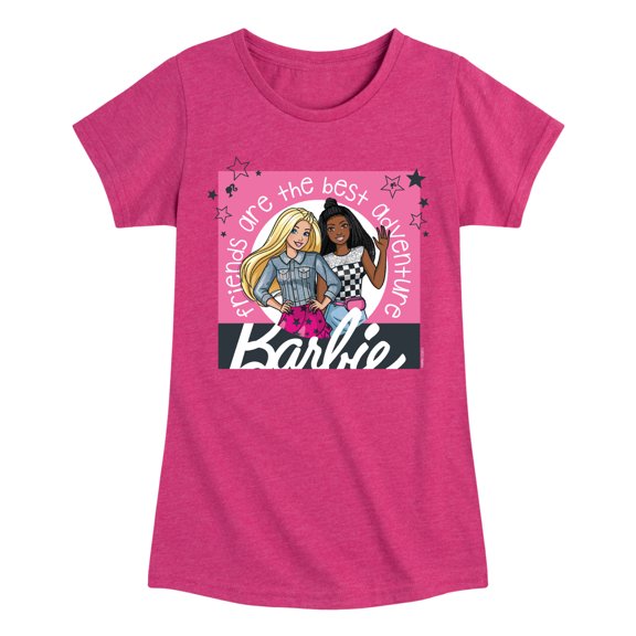 Barbie - Best Friends - Friends Are the Best Adventure - Toddler And Youth Girls Raglan Graphic T-Shirt