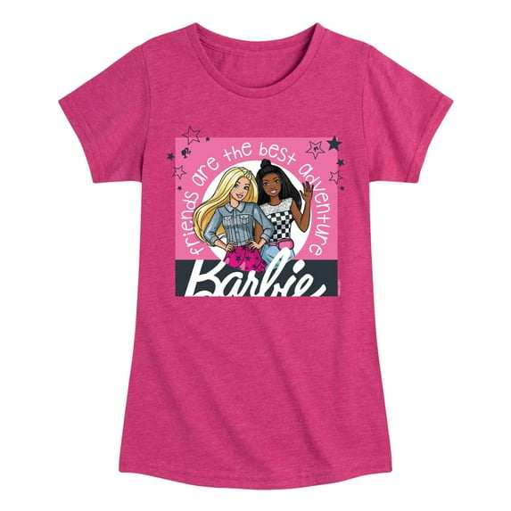 Barbie - Best Friends - Friends Are the Best Adventure - Toddler And Youth Girls Raglan Graphic T-Shirt