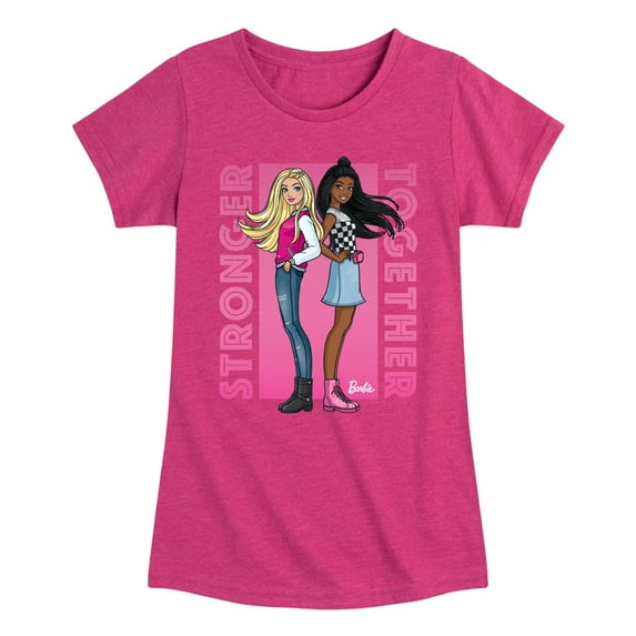 Barbie - Best Friends - Stronger Together - Toddler And Youth Girls Raglan Graphic T-Shirt