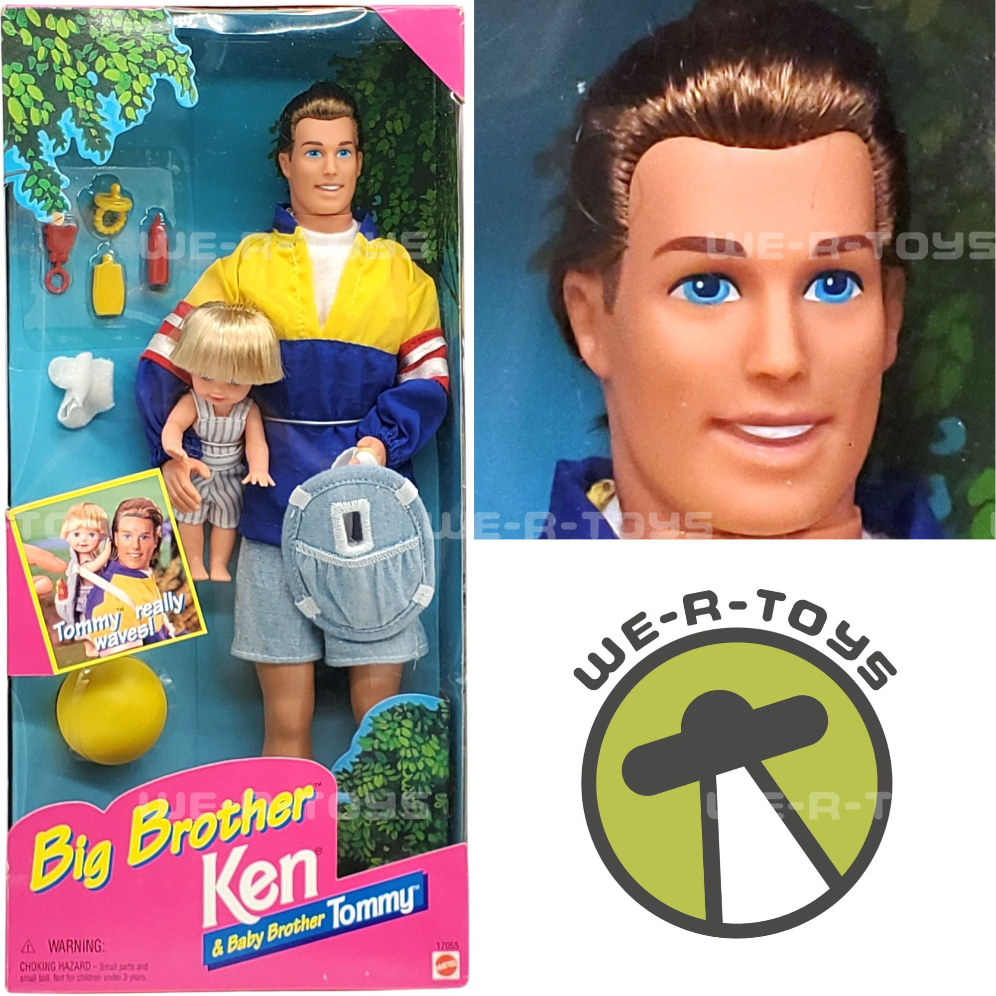 Barbie Big Brother Ken & Baby Brother Tommy Doll Set 1996 Mattel 17055 NRFB