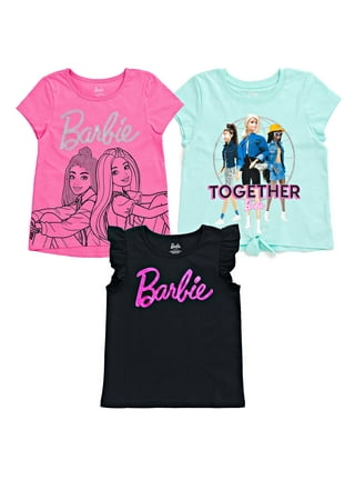 Barbie Little Girls Rash Guard and Bikini Bottom Little Kid to Big Kid 