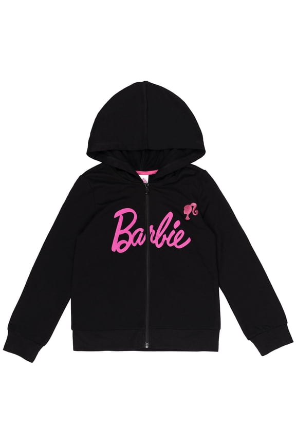 Big Girls French Terry Zip Up Hoodie Toddler to Big Kid