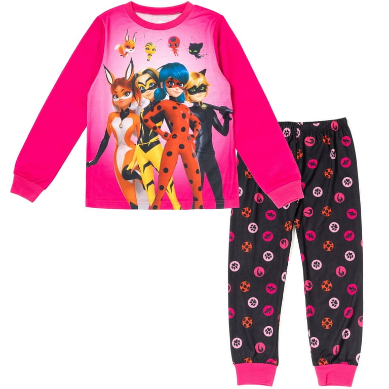 Barbie Miraculous Girls PJ Set Night Clothing, Piece Little to