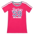 thumbnail image 1 of Barbie Big Girls' Athletic Varsity Dress Fuchsia Purple, 1 of 9