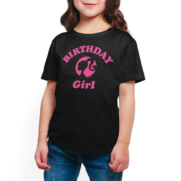 Barbie - Birthday Girl - Toddler And Youth Girls Short Sleeve Graphic T-Shirt