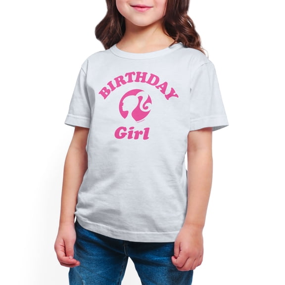 Barbie - Birthday Girl - Toddler And Youth Girls Short Sleeve Graphic T-Shirt