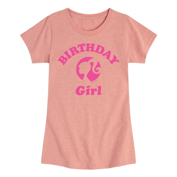 Barbie - Birthday Girl - Toddler And Youth Girls Short Sleeve Graphic T-Shirt