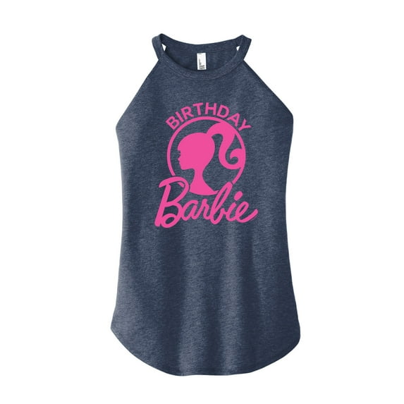 Barbie - Birthday - Juniors High Neck Tank Top