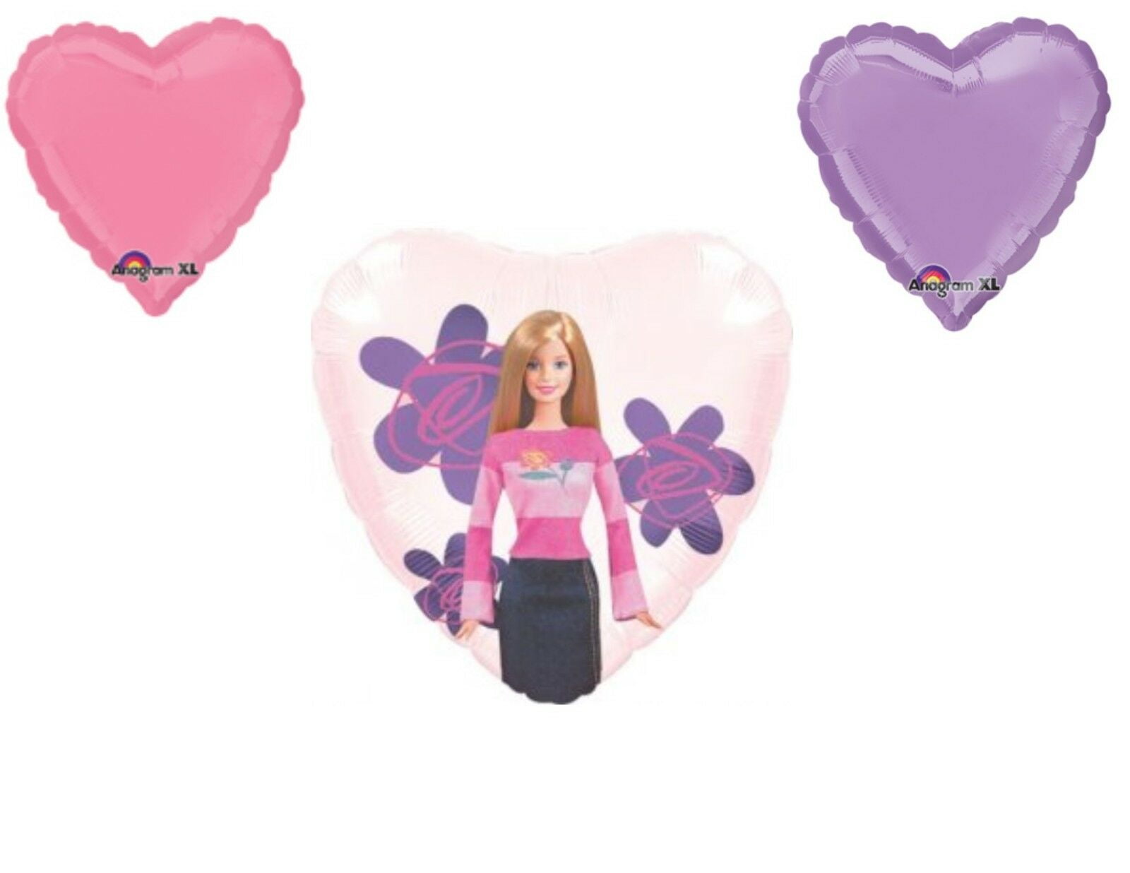 C & S PARTY SUPPLY Barbie Birthday Valentine's Balloon Bouquet Party Balloons Decoration Supplies