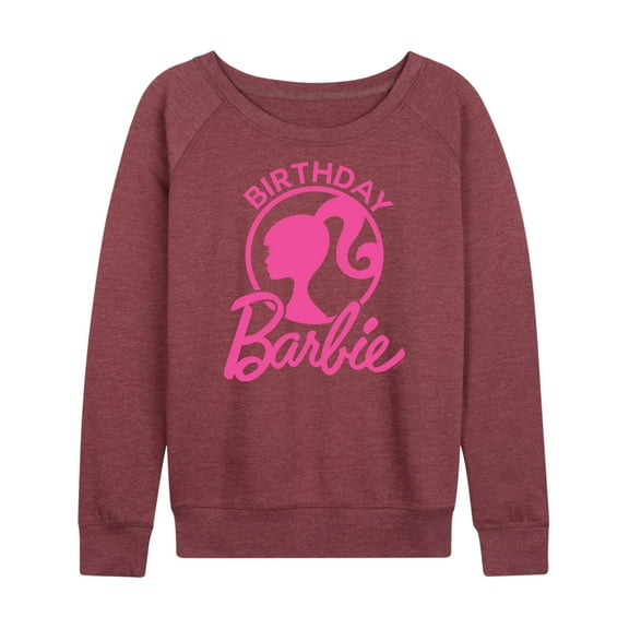 Barbie - Birthday - Women's Lightweight French Terry Long Sleeve Shirt