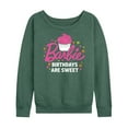 thumbnail image 1 of Barbie - Birthdays Are Sweet - Women's Lightweight French Terry Long Sleeve Shirt, 1 of 5