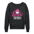 thumbnail image 1 of Barbie - Birthdays Are Sweet - Women's Lightweight French Terry Long Sleeve Shirt, 1 of 5
