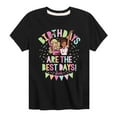 thumbnail image 1 of Barbie - Birthdays Are The Best Days - Toddler And Youth Short Sleeve Tee, 1 of 4