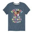 thumbnail image 1 of Barbie - Birthdays Are The Best Days - Toddler And Youth Short Sleeve Tee, 1 of 4