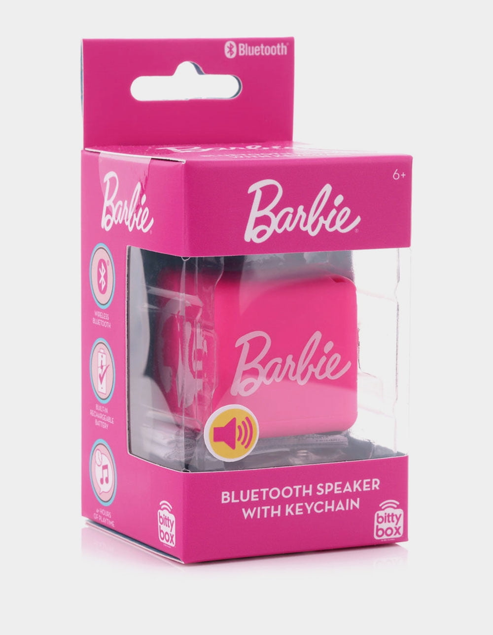 Barbie Bitty Box Bluetooth Speaker with Keychain - Walmart.com