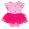 thumbnail image 1 of Barbie Bodysuit Tutu Dress Logo Newborn to Infant, 1 of 4