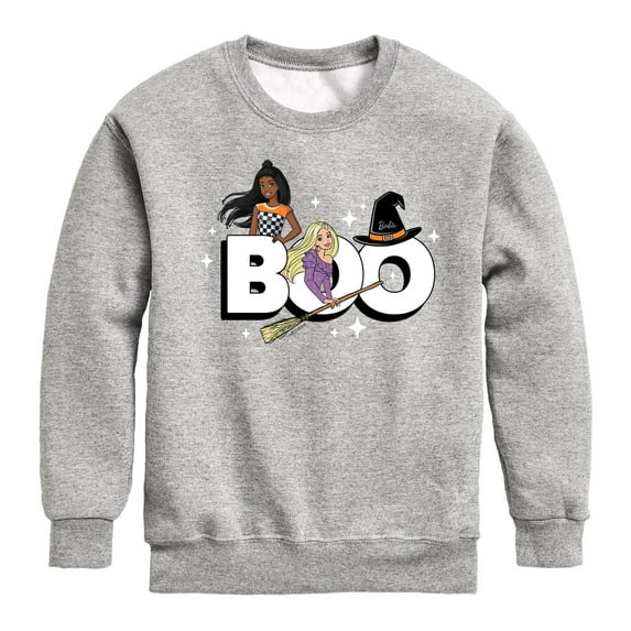 Barbie - Boo Barbie Girl - Toddler And Youth Crewneck Fleece Sweatshirt
