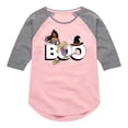thumbnail image 1 of Barbie - Boo Barbie Girls - Toddler And Youth Girls Raglan Graphic T-Shirt, 1 of 5