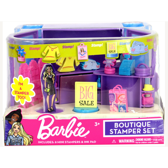 Barbie Boutique Stamp Set, for Ages 3+