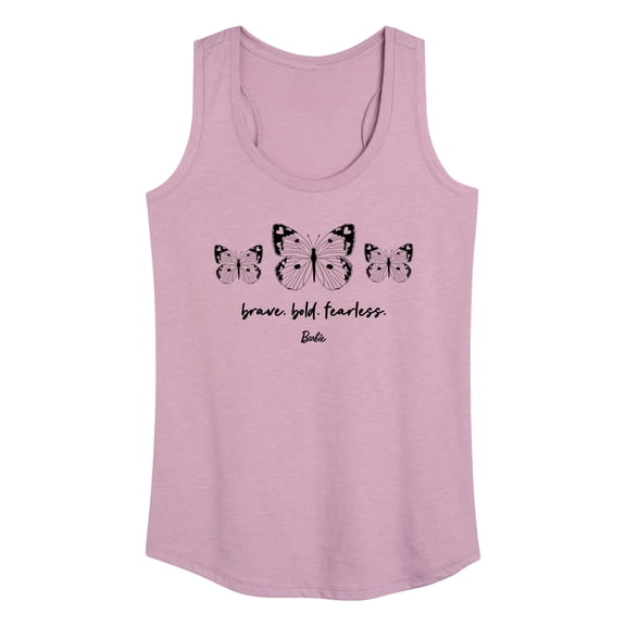 Barbie - Brave, Bold & Fearless - Butterfly - Women's Racerback Tank Top