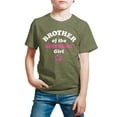 thumbnail image 1 of Barbie - Brother of The Birthday Girl - Toddler and Youth Short Sleeve Graphic T-Shirt, 1 of 5
