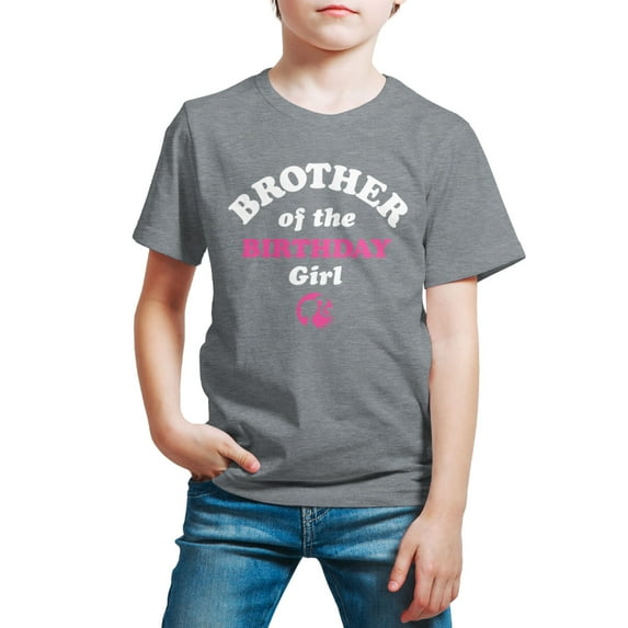 Barbie - Brother of The Birthday Girl - Toddler and Youth Short Sleeve Graphic T-Shirt