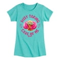thumbnail image 1 of Barbie - Busy Taking Care Of Me - Girls Fitted Short Sleeve Graphic T-Shirt, 1 of 5