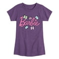thumbnail image 1 of Barbie - Butterflies Flutter - Toddler And Youth Girls Raglan Graphic T-Shirt, 1 of 4