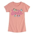 thumbnail image 1 of Barbie - Butterflies Flutter - Toddler And Youth Girls Raglan Graphic T-Shirt, 1 of 4