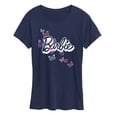 thumbnail image 1 of Barbie - Butterflies Flutter - Women's Short Sleeve Graphic T-Shirt, 1 of 4