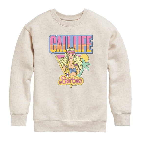 Barbie - Cali Summer - Youth Crew Fleece Sweatshirt