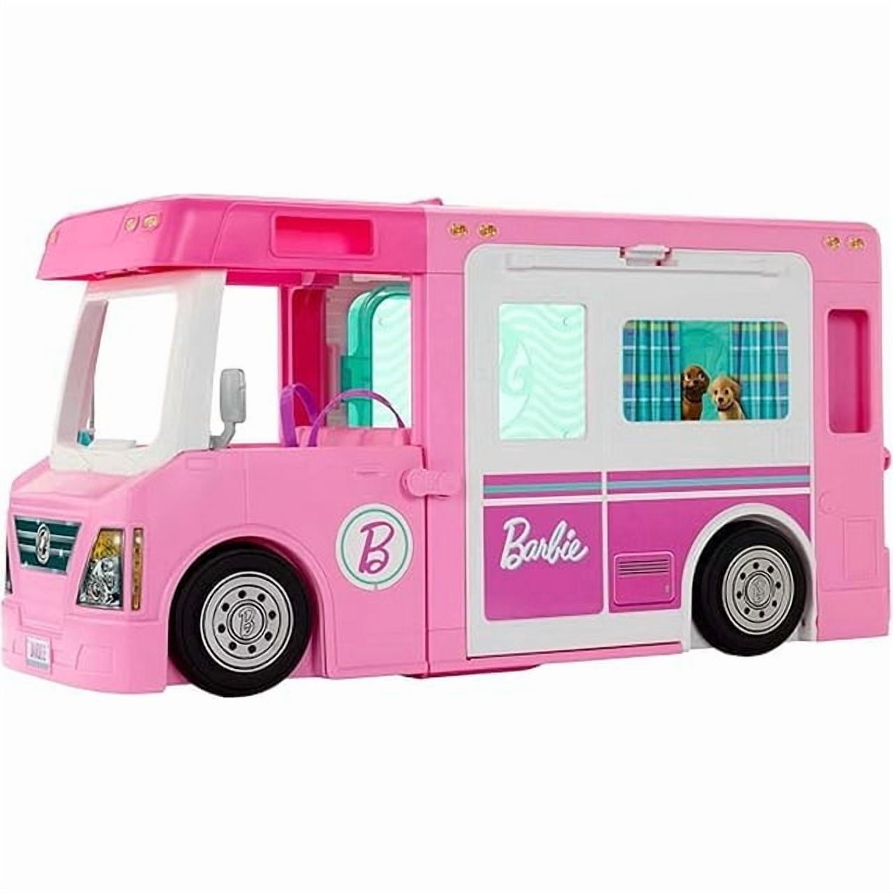 Barbie Van Et Horse Trailer Mattel Réf 11839 - 100% Complet - Fabriqué En Italie (1993)