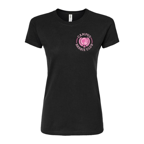 Barbie - Campus Club - Juniors Fitted Graphic T-Shirt
