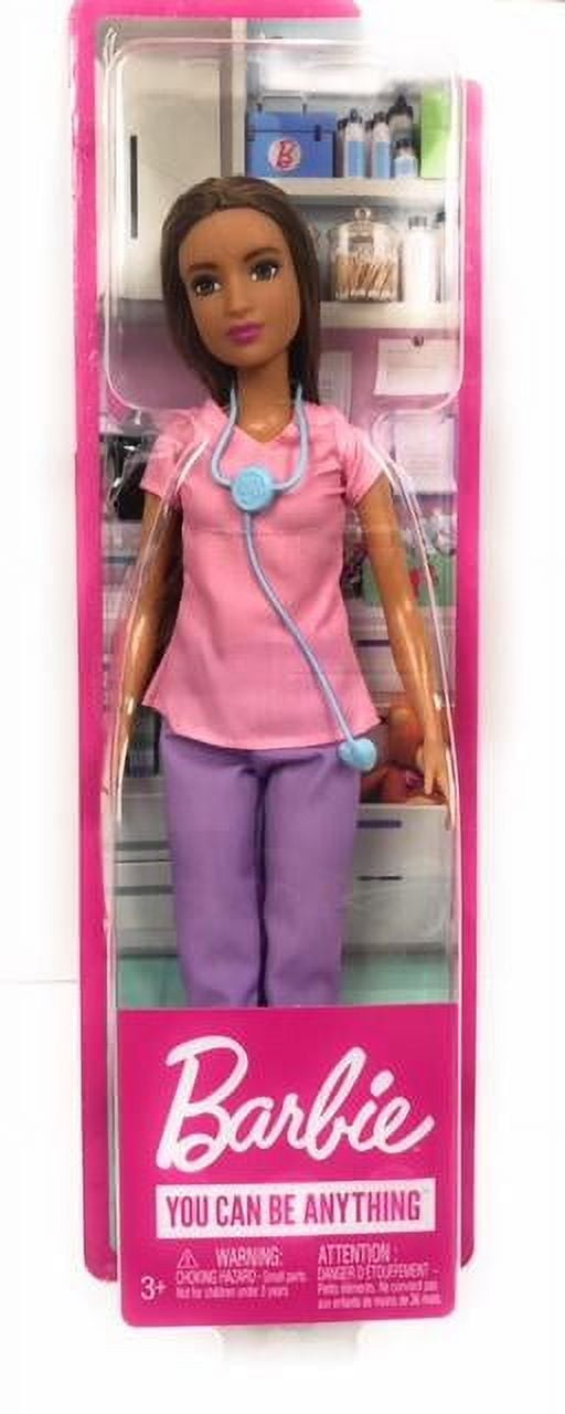 Mattel Barbie Career Dolls - Nurse Playset with Blue