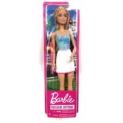 Barbie You Can Be Anything Tennis Player with Racket Fashion Doll, Blonde