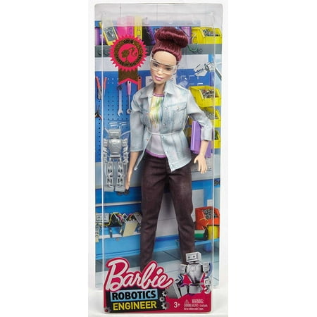 Barbie Career of the Year Robotics Engineer Doll (Pink Hair, Denim Jacket)